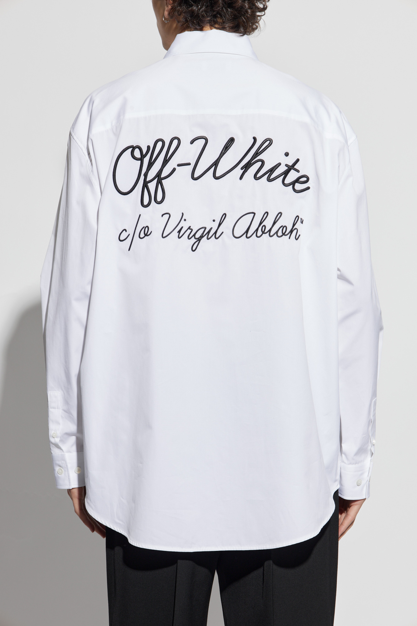 White Shirt with logo Off-White - Vitkac GB White Shirt with logo Off-White - Vitkac GB